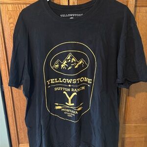Yellowstone Dutton Ranch Black Tee
